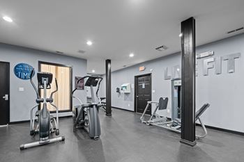 State-of-the-art fitness center at Westwood Village Apartments in Westland, MI.