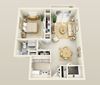Floor plan Floor plan at Lakeside Village Apartments, Clinton Township, MI