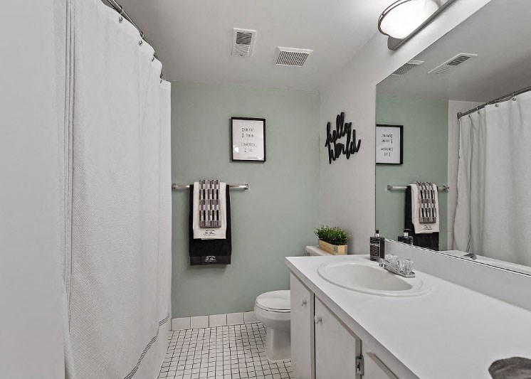 Large Bathroom at Dover Hills Apartments Kalamazoo MI