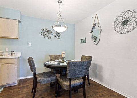 Dining Area at Dover Hills Apartments Kalamazoo MI