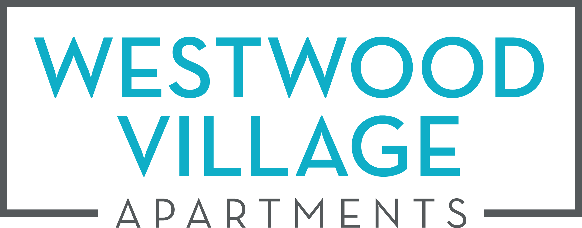 A sign that says Westwood Village Apartments.