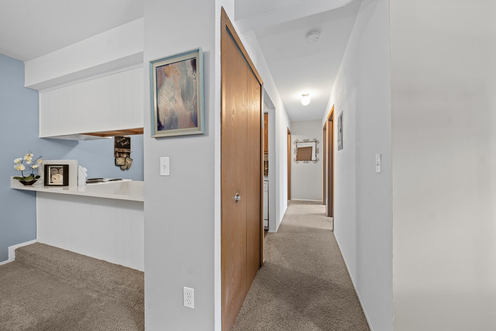 Cozy dining room space at Woodland Villa Apartments in Westland, MI.
