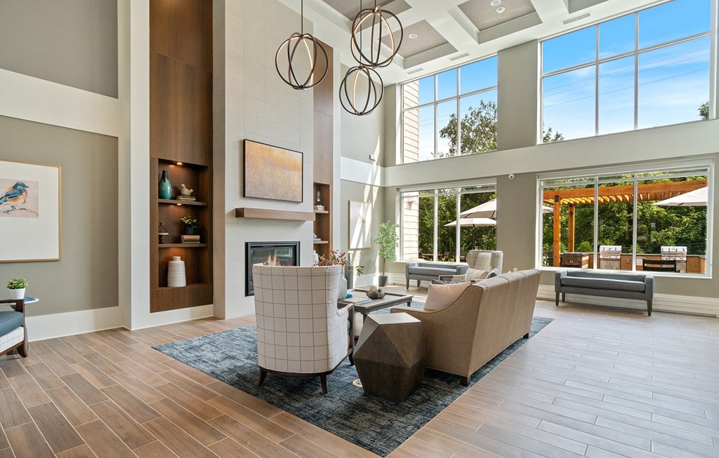 Clubroom at Oaks Landing 55+ Apartments, Minnesota