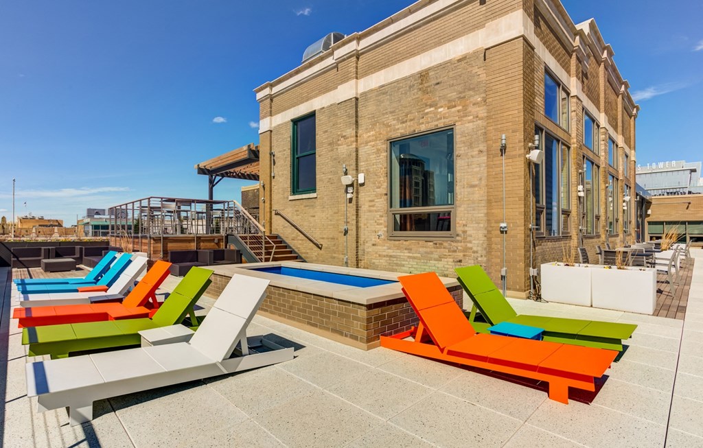 Building Rooftop view at Arcade Artist Apartments, St Louis, MO, 63101