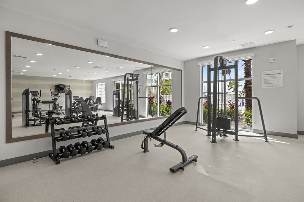 Fitness Centerat Osprey Park 62+ Apartments, Florida