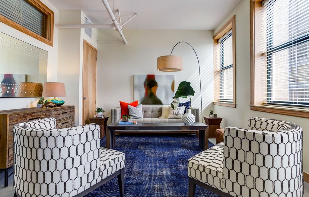 Living Space at Arcade Artist Apartments, St Louis