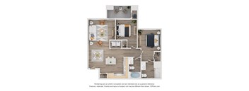 2 bed 2 bath D at Arterra Apartment, Surprise, AZ, 85374