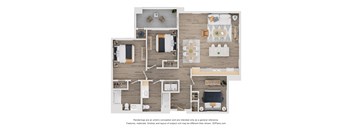 3 bed 2 bath D at Arterra Apartment , Arizona