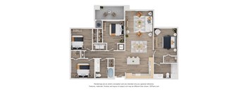 4 bed 2 bath D at Arterra Apartment , Surprise, Arizona