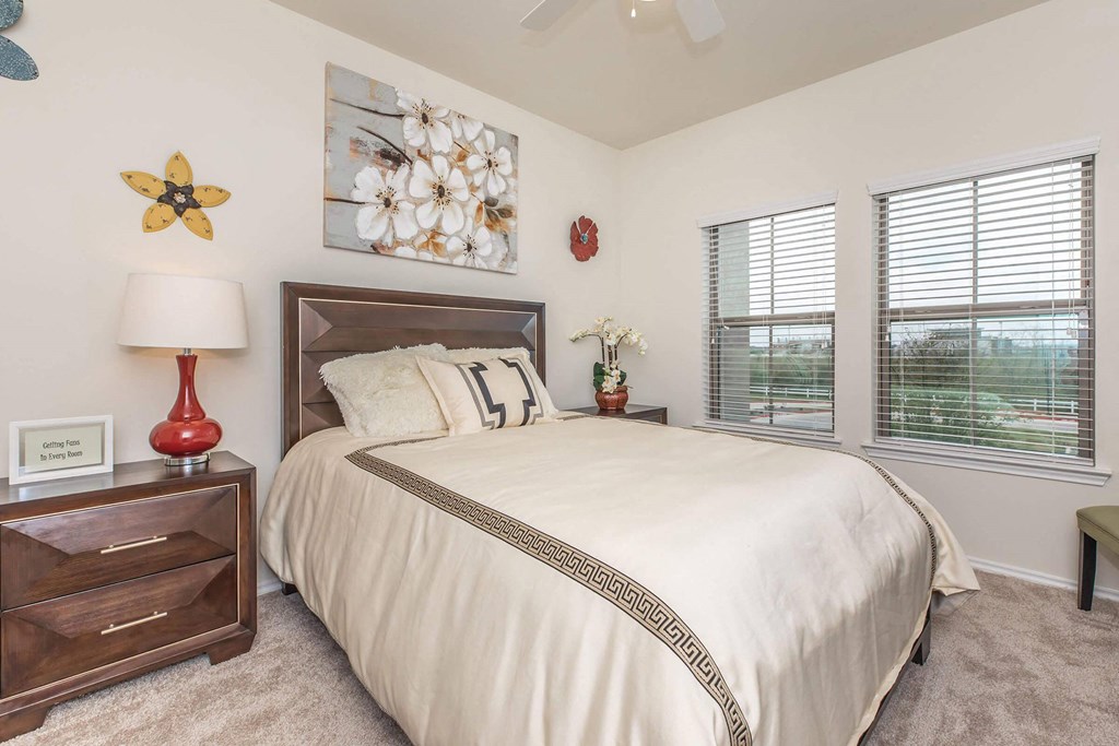 Gorgeous Bedroom at Mariposa at Clear Creek Webster 55+ Apartments, Webster