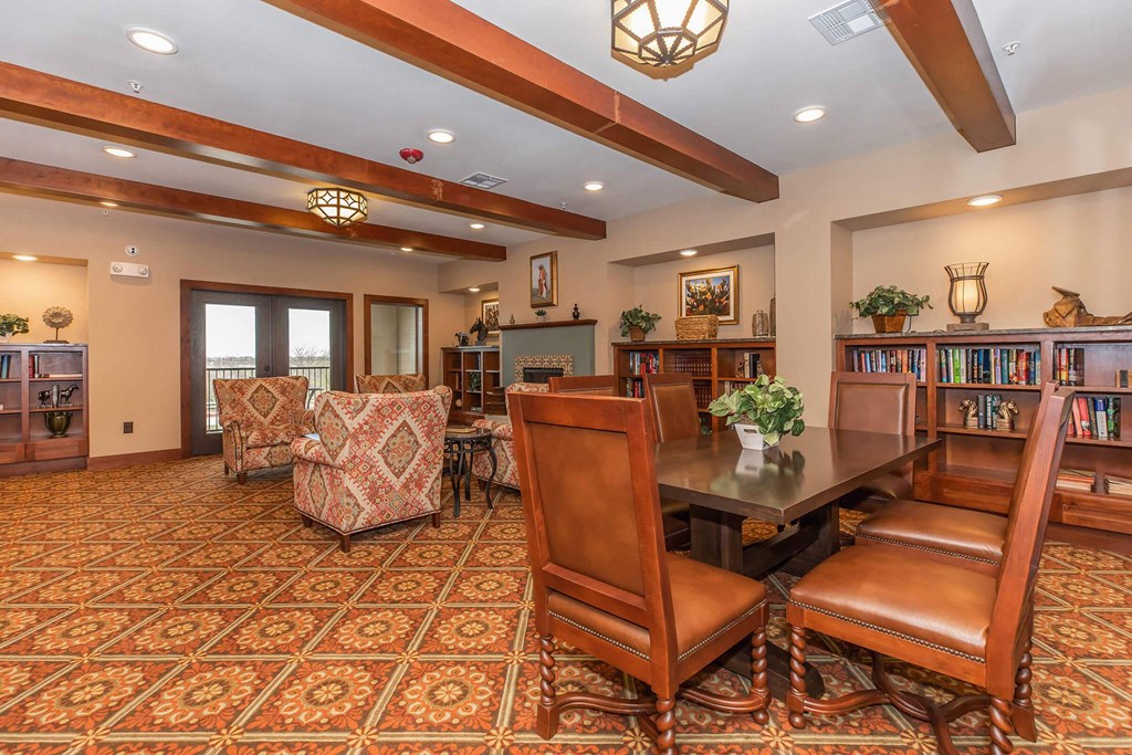 Clubhouse Dining at Mariposa at Clear Creek Webster 55+ Apartments, Webster, 77598