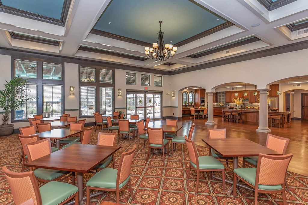 Clubhouse Lounge at Mariposa at Clear Creek Webster 55+ Apartments, Webster Texas