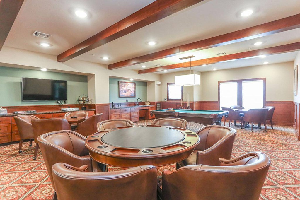 Lounge at Mariposa at Clear Creek Webster 55+ Apartments, Webster, 77598