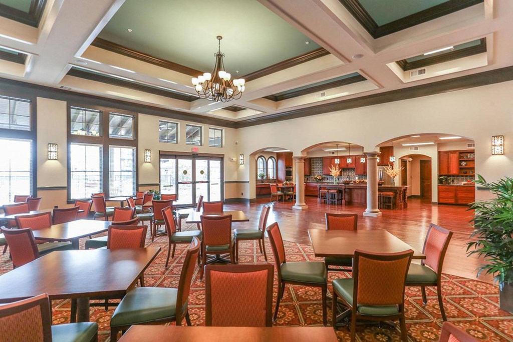 Interactive Clubhouse at Mariposa at Clear Creek Webster 55+ Apartments, Webster, TX 