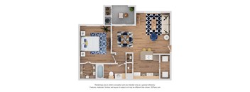 1 bed 1 bath B at The Royse at Parker Boulevard Apartments, Royse City, TX, 75189