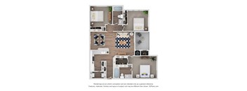 Comal Floor Plan at Five 49 at River Oaks, Texas, 75165