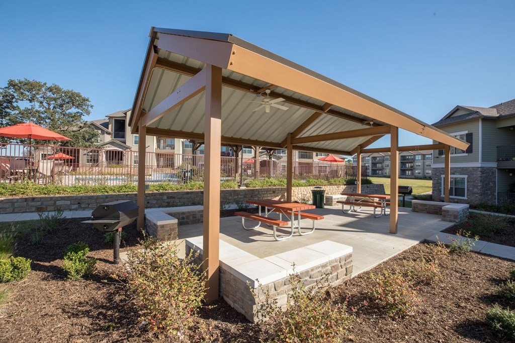 Gazebo at Ten 06 at Joshua Station Apartments, Texas
