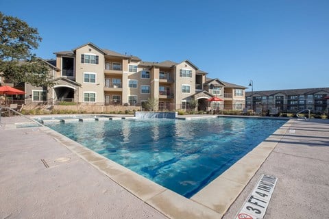 Pool View at Ten 06 at Joshua Station Apartments, Joshua, TX 76058
