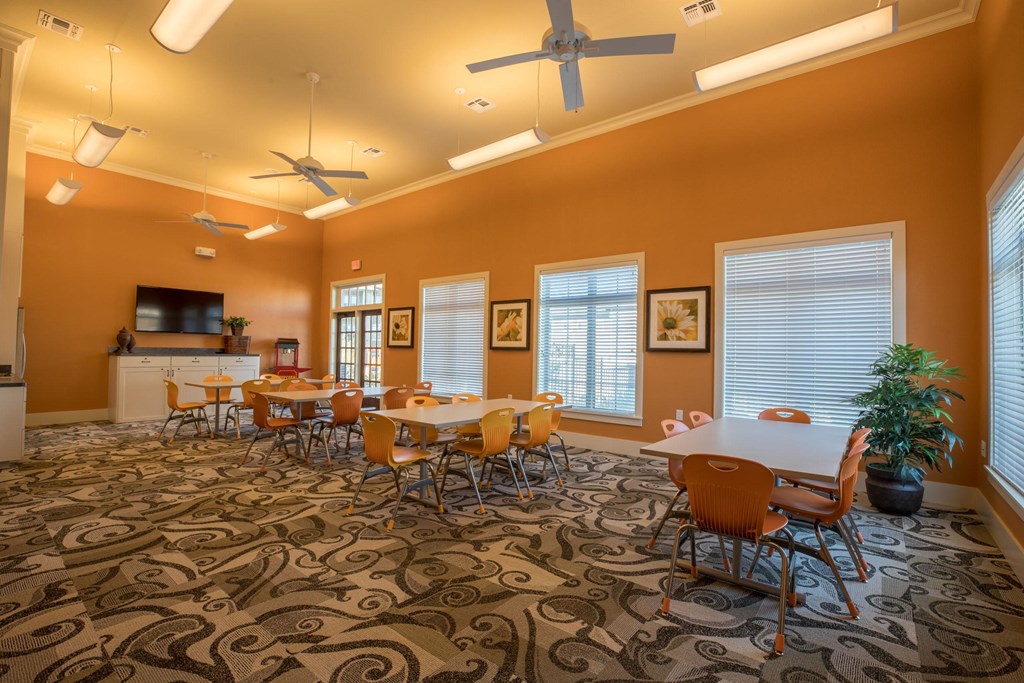 Community Room Community Room at Ten 06 at Joshua Station Apartments, Joshua, TX 76058