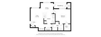 Dominium_Mission at Baytown_2D_1 Bedroom at Mission at Baytown, Baytown, TX 77521