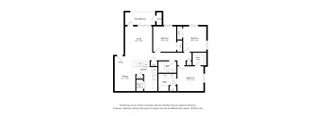 Dominium_Mission at Baytown_2D_3 Bedroom at Mission at Baytown, Baytown, 77521