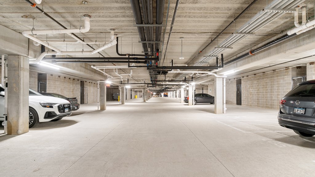 Underground Parking Garage at Orville Commons, Woodbury, MN