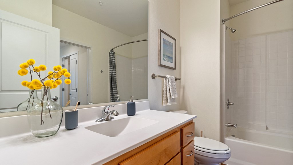 Bathroom With Bathtub at Orville Commons, Woodbury, 55129