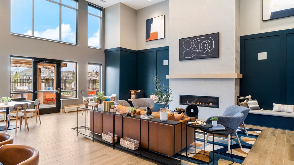 Resident Lounge at Orville Commons, Minnesota, 55129