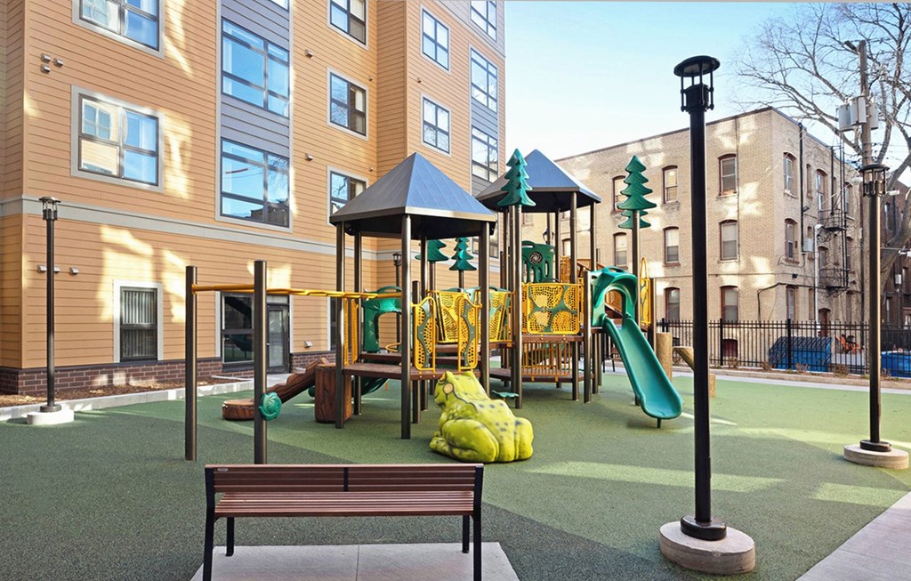 Play area at 1500 Nicollet Apartment Homes, Minneapolis, 55403