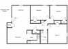 1502 Michigan Place_3 Bedroom Floor Plan