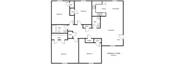 1502 Michigan Place_4 Bedroom Floor Plan