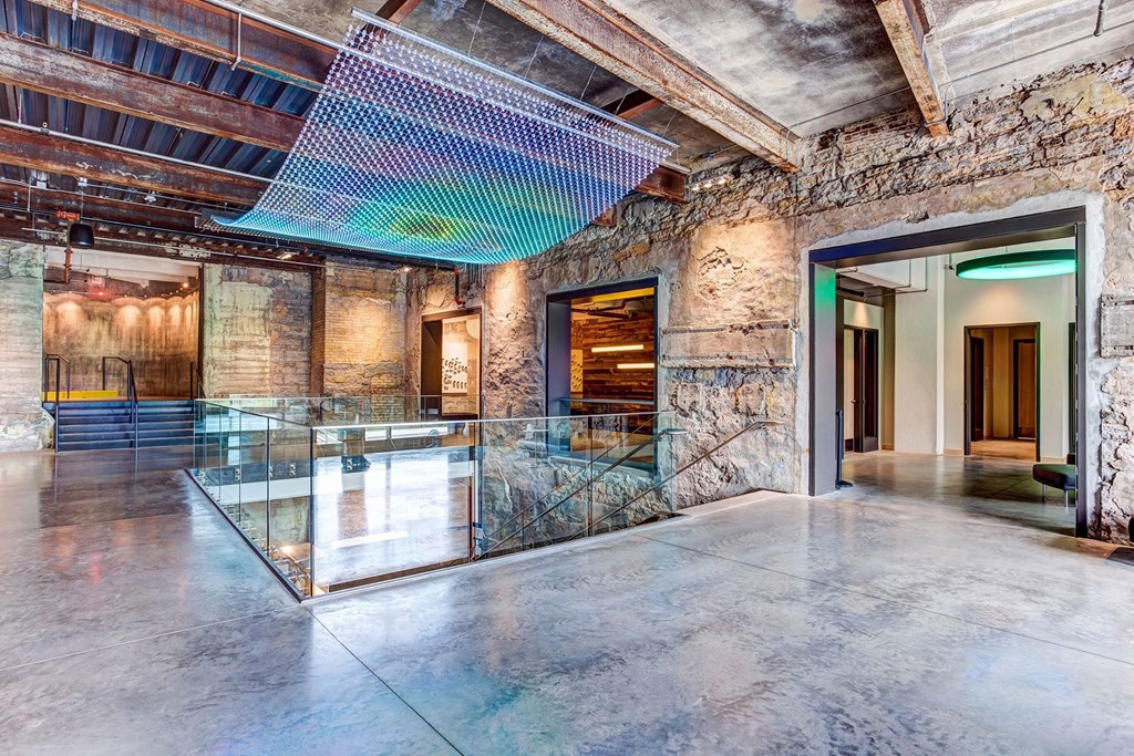 Lobby Entrance at A-Mill Artist Lofts, Minneapolis, MN