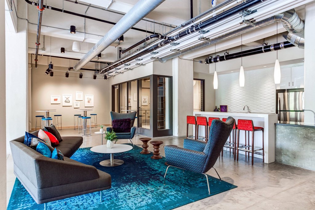 Downstairs Clubroom at A-Mill Artist Lofts, Minneapolis, MN, 55414