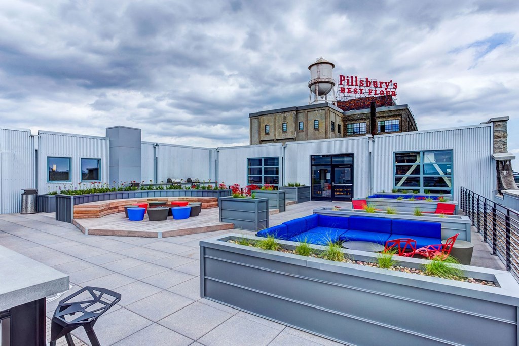 Rooftop at A-Mill Artist Lofts, Minneapolis