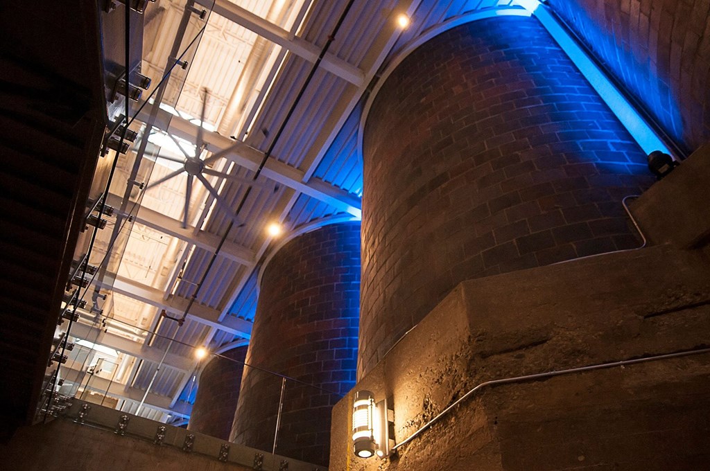 Exterior Stacks at A-Mill Artist Lofts, Minnesota