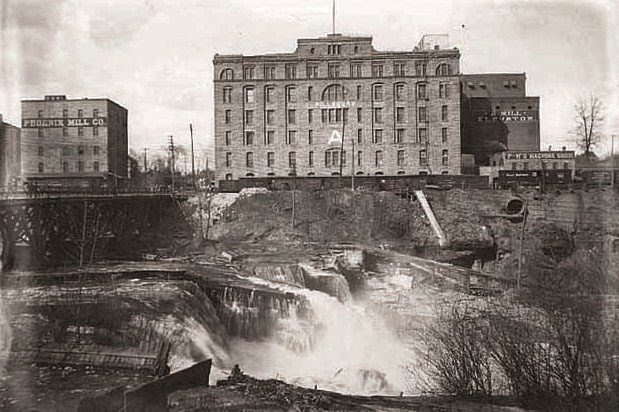 Historic Exterior at A-Mill Artist Lofts, Minneapolis, MN