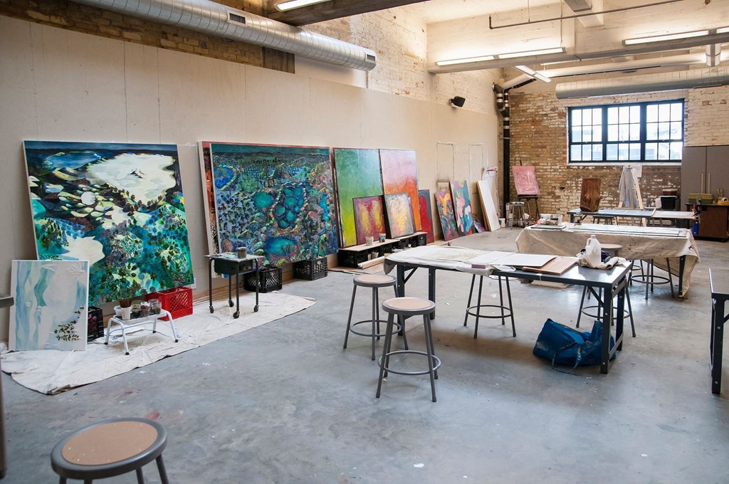 Paint Studio at A-Mill Artist Lofts, Minneapolis