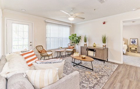 Model Living Room at Alexander at Stonecrest Apartments, Georgia, 30058