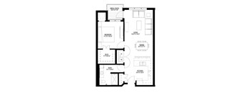 1 Bedroom Floor Plan