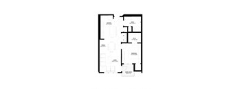 1 Bedroom Floor Plan