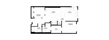 2 Bedroom Floor Plan