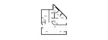 2 Bedroom Floor Plan