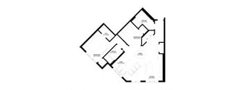 2 Bedroom Floor Plan