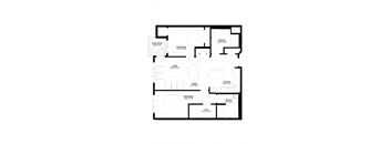2 Bedroom Floor Plan
