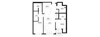 2 Bedroom Floor Plan