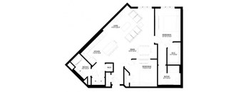 2 Bedroom Floor Plan