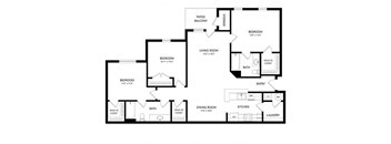 3 Bedroom Floor Plan
