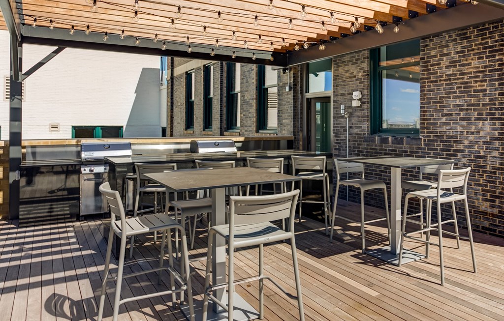 Rooftop Deck at Arcade Apartments, St Louis, MO, 63101