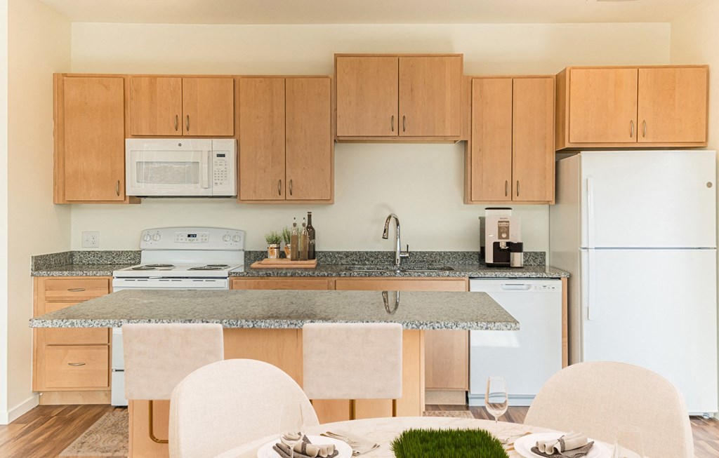 Dominium-Ashlynn Ridge-Virtually Staged Apt 2 Kitchen