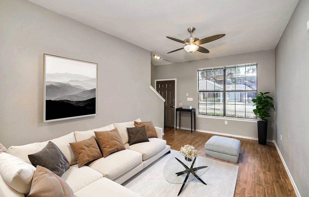 Beckley_Model Townhome Living Room